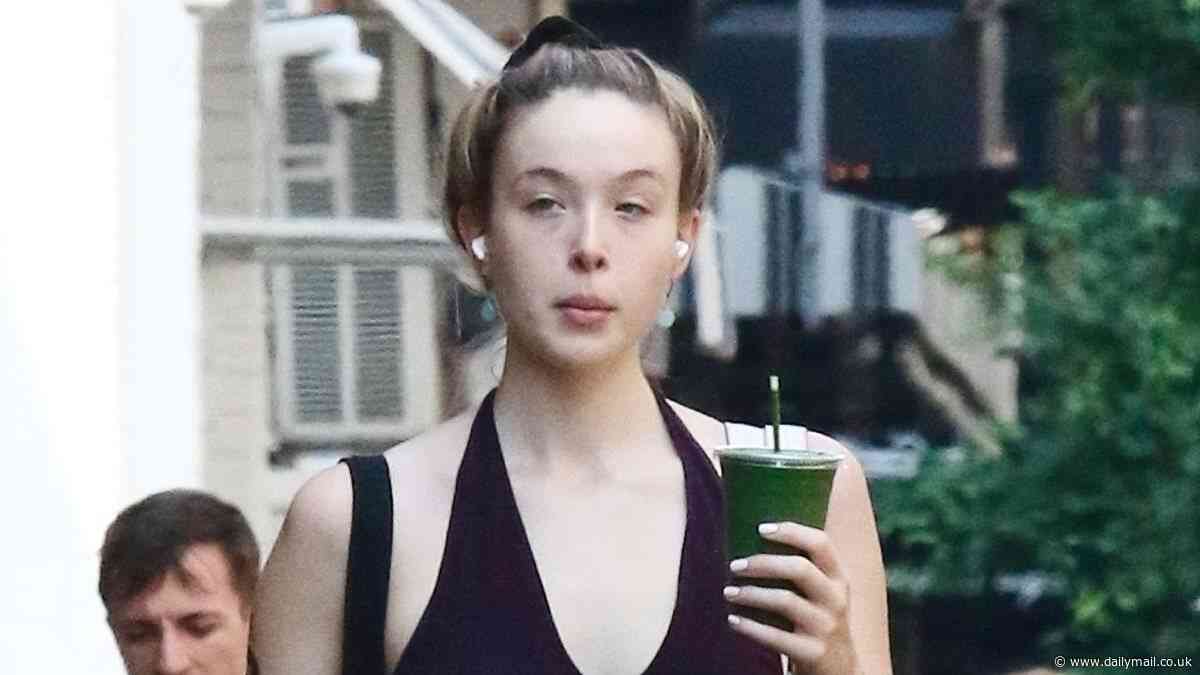 Warren Beatty and Annette Bening's 'nepo baby' daughter Ella goes make-up-free in NYC... after making waves on Broadway in the play Appropriate