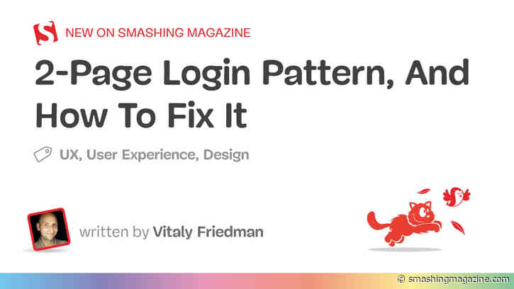 2-Page Login Pattern, And How To Fix It