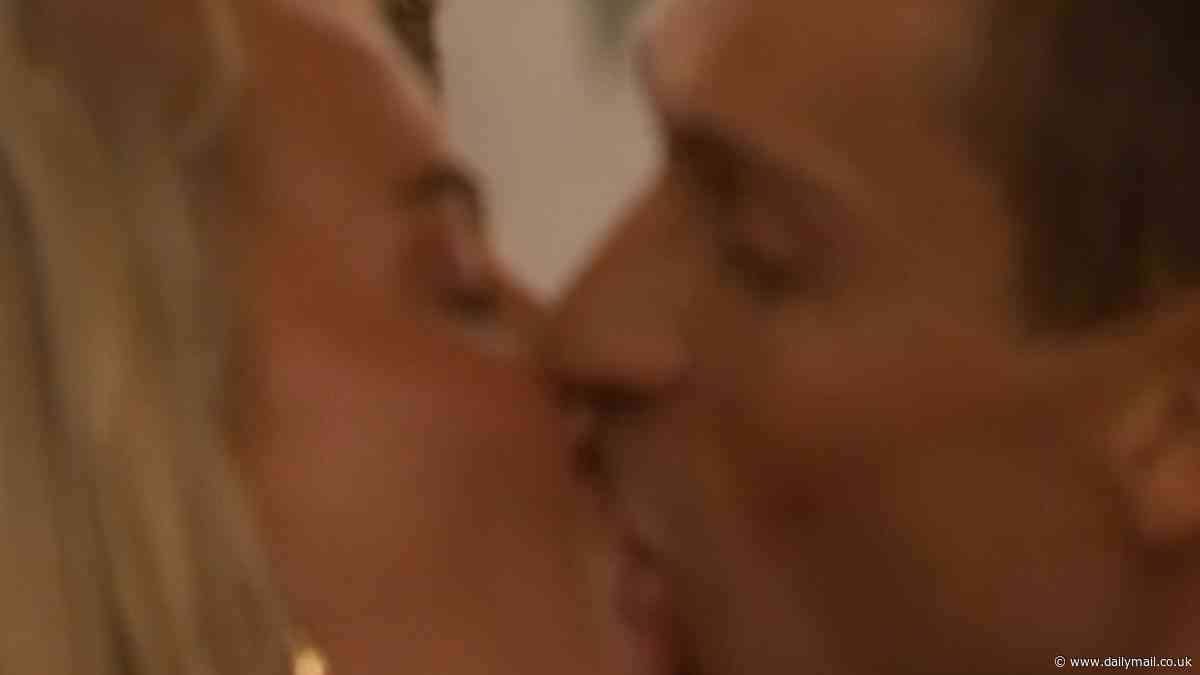 Love Island fans fear Joey seems 'smitten' by his old flame Grace as they share a steamy smooch - leaving Samantha in tears