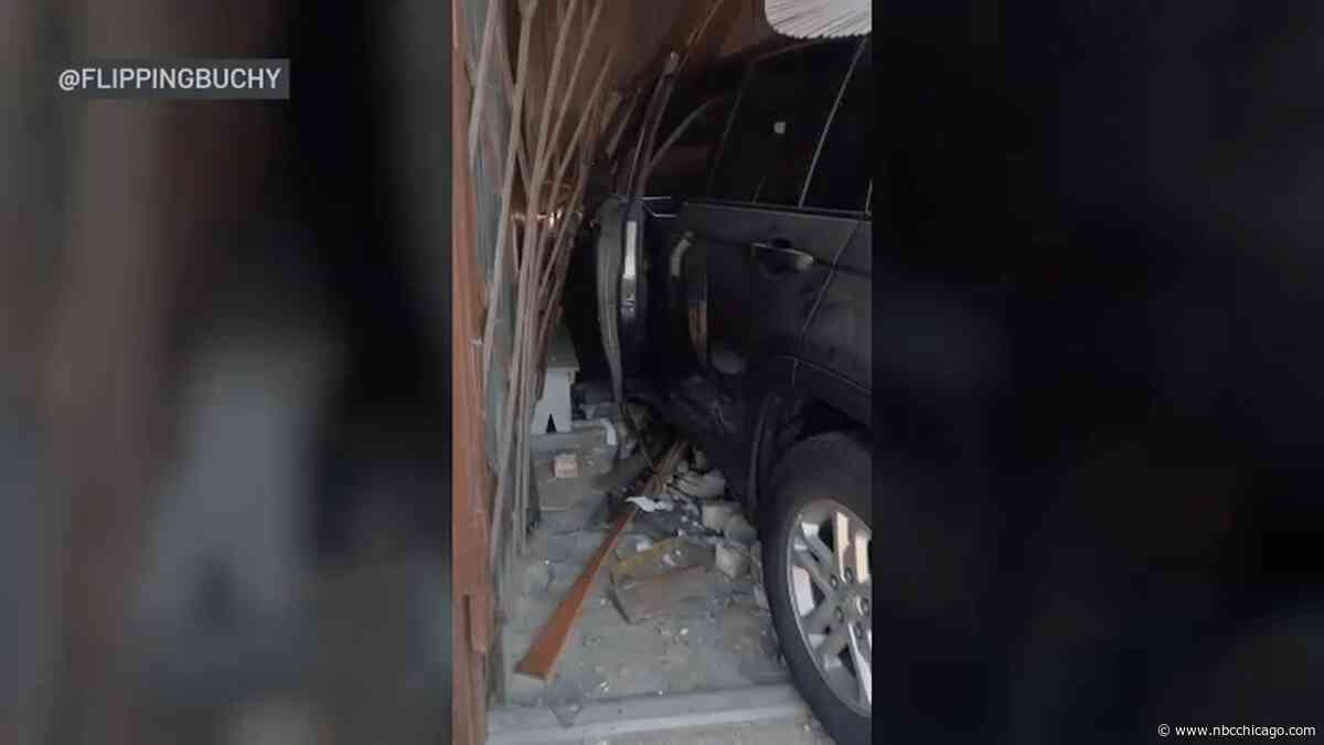 76-year-old veteran's carjacked vehicle crashed into building on busy West Town street