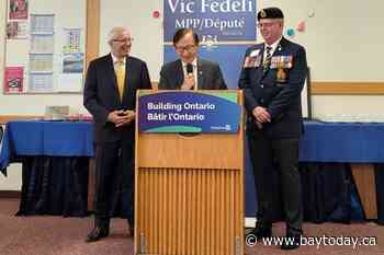 Fedeli and Minister Cho give to area seniors