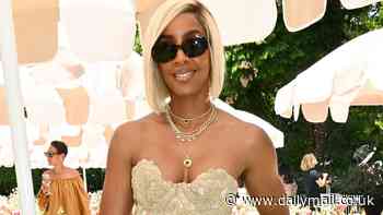 Kelly Rowland looks calm and collected back in LA - two weeks after 'racist' security scuffle at Cannes