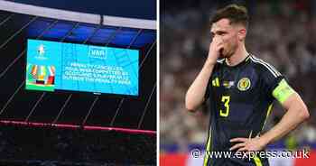 Scotland shown new VAR feature as chaos unfolds in Germany Euro 2024 meltdown