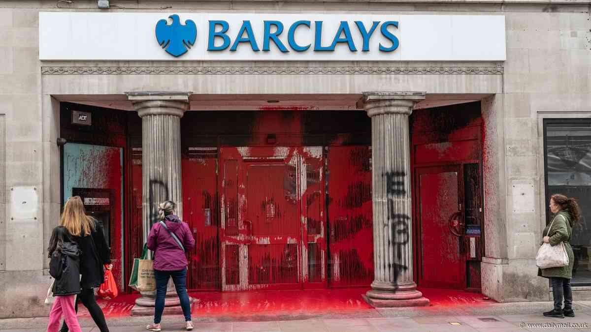 Barclays won't sponsor Latitude, Download and Isle of Wight festivals after multiple acts dropped out in protest of bank's links to defence companies supplying Israel - days after pro-Palestinian thugs attacked multiple UK branches