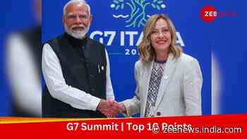 PM Modi`s Strategic Dialogues With Meloni, Macron, Trudeau, Zelensky At G7 Summit | Top 10 Points
