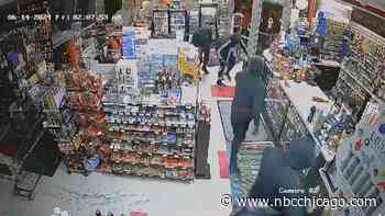 Surveillance video captures smash-and-grab burglary at Beverly liquor store