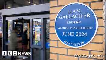 Lidl blue plaque homage to ex-Oasis star's gig vow