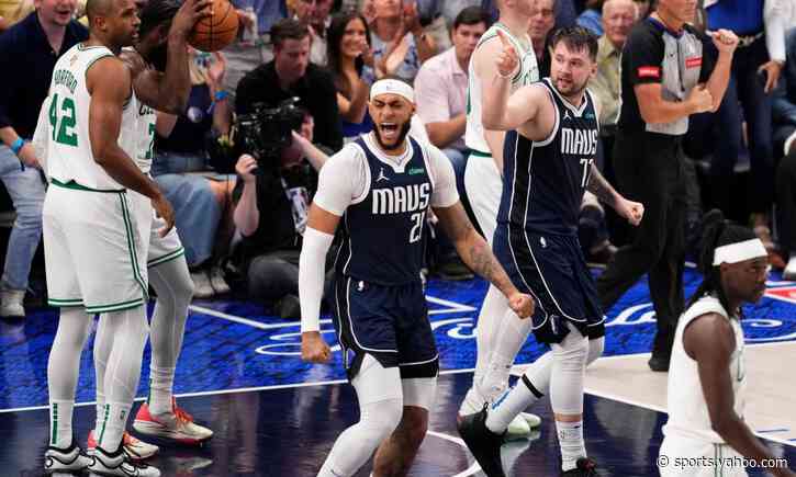 Mavericks keep NBA finals alive with beatdown of Celtics in Game 4