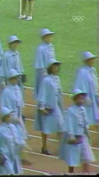 Spotted at Montreal 1976 #Olympics ✨ French delegation at the Opening Ceremony