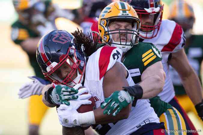 Montreal Alouettes hold on for 23-20 victory over Edmonton Elks