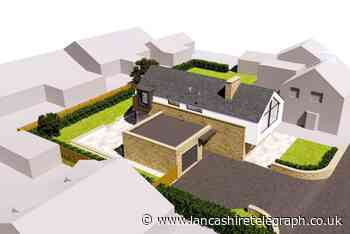 Plans for three-bed home in Mellor in garden of other house