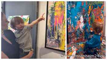7000 Euro pro Bild – Wie Laurent (2) aus Neubeuern zum internationalen Kunststar wurde
