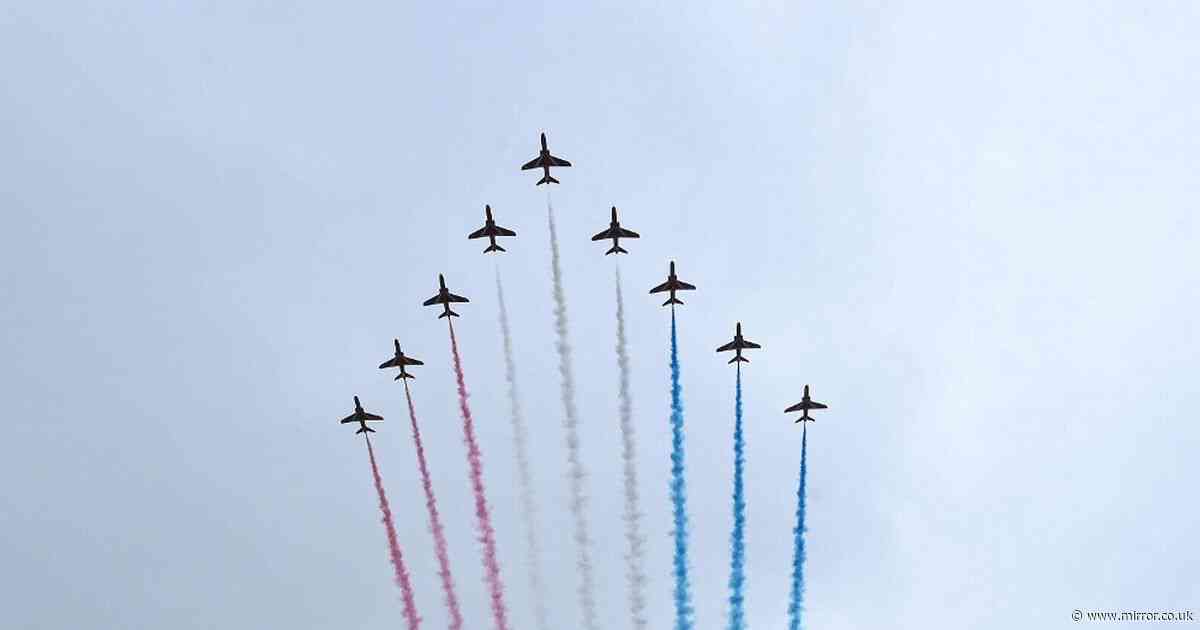 Red Arrows Trooping the Colour route mapped - check when you'll see incredible display