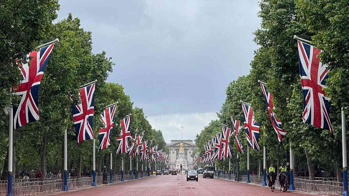 Trooping the Colour LIVE: Royal fans and Republic protesters gather on The Mall to see Kate Middleton make her first public appearance this year alongside King Charles