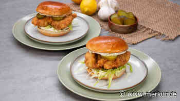 Zaubern Sie einen leckeren Crispy-Chicken-Burger mit selbstgemachter Aioli