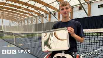 Wheelchair tennis player wins first Grand Slam title