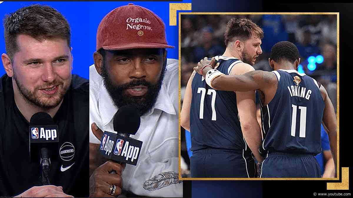 "We're going to believe till the end" - Luka Doncic & Kyrie Irving Talk Staying Alive & More! 🔥