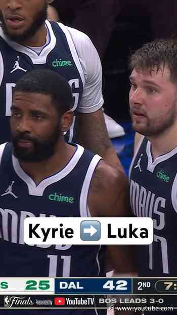 Kyrie Irving’s HUSTLE leads to the Luka Doncic AND-1! 🔥 | #Shorts