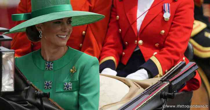 Kate Middleton è tornata, oggi la sua prima apparizione pubblica dopo l’annuncio del cancro: è attesa alla parata di Re Carlo