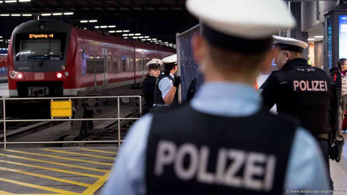Waffenverbotszone wegen EM im Augsburger Hauptbahnhof