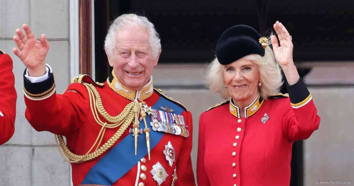 Moment King Charles revived Trooping the Colour tradition last performed by Queen