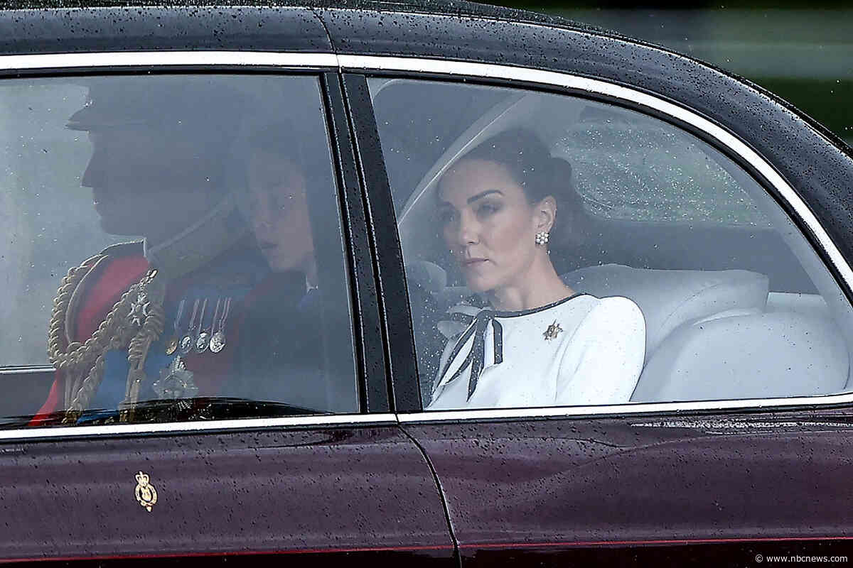 Princess Kate made her public return at King Charles’ birthday parade
