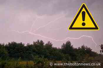Bolton: Met Office issues yellow weather warning for thunderstorms
