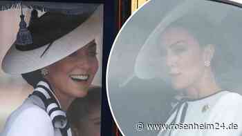 Erste Fotos von Prinzessin Kate bei Trooping the Colour: Prinz William reagiert herzergreifend