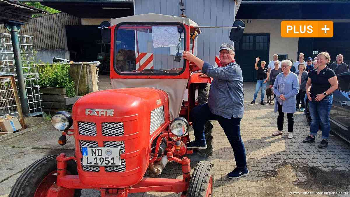 Auf "Tour de Franz": Mit dem Oldtimer-Traktor von Joshofen bis an die Nordsee