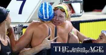 Touching moment from rivals caps golden career as Cate Campbell’s Paris dream dashed