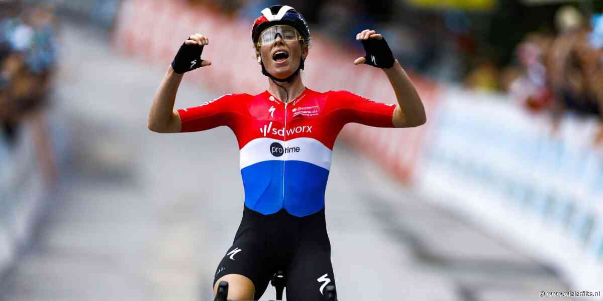Demi Vollering wint ultrakorte etappe: “Er was verwarring in het peloton”