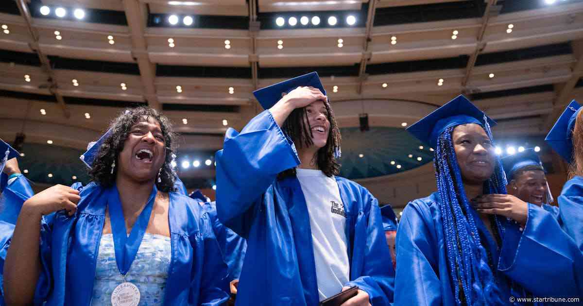 For Minneapolis North High seniors who know tragedy all too well, triumph reigns at graduation