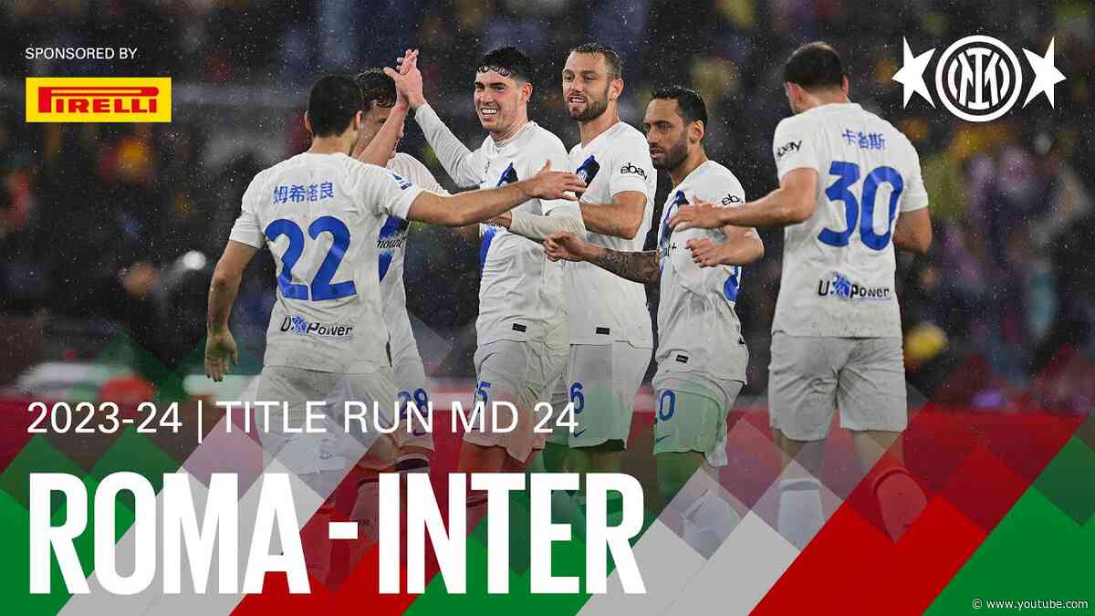 WHAT A MATCH 👀 | ROMA 2-4 INTER | EXTENDED HIGHLIGHTS 🏆🇮🇹