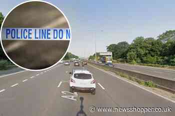 A2 near Dartford: Multi-vehicle crash involving five cars