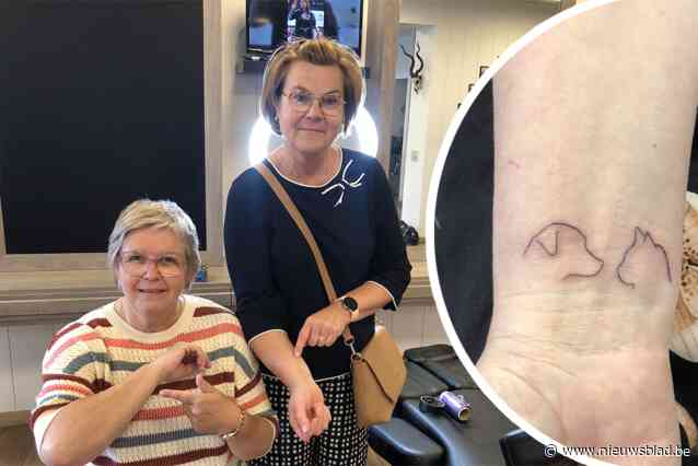 Tania (57) en Els (59) laten tattoos zetten voor het goede doel, en ze zijn niet alleen: “Nog niet durven vertellen aan mijn zoon”