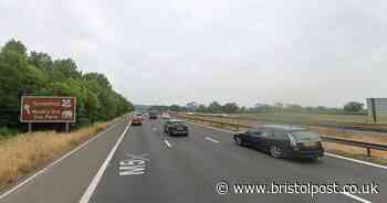 Traffic easing on M5 after earlier broken down van