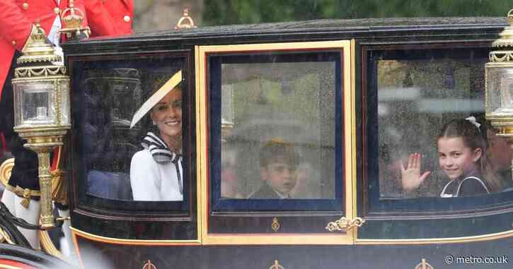 Kate’s support included one key Royal Family member at Trooping the Colour