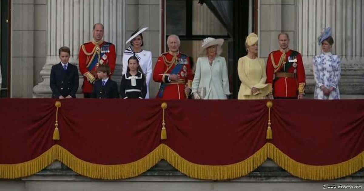 Princess Kate makes first public appearance in months at Trooping the Colour parade