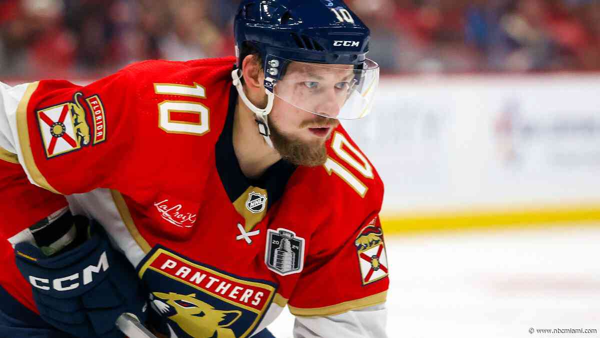 Vladimir Tarasenko is playing a key role for the Panthers after winning the Stanley Cup with St. Louis in 2019