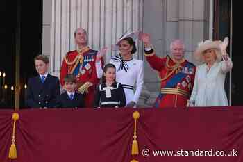 Kate seen in public for first time since cancer diagnosis as she joins King at Trooping the Colour