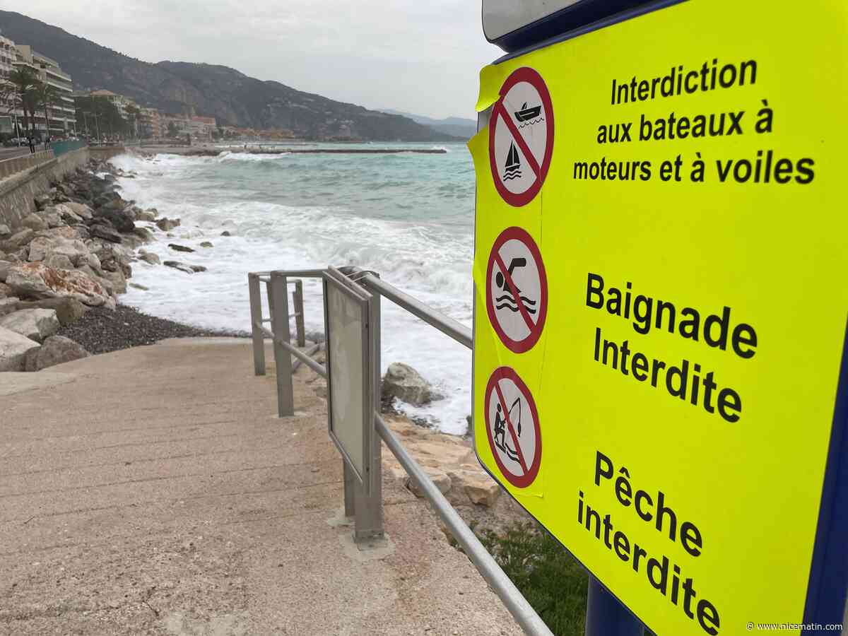 On vous explique pourquoi plusieurs plages de Menton sont interdites à la baignade