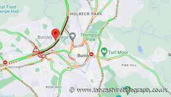 M65 motorway closed close to Burnley due to vehicle crash