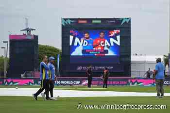 Wet outfield delays toss for India-Canada match in T20 World Cup