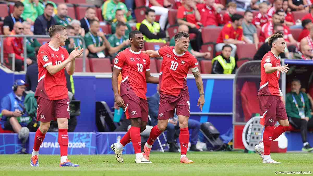 Hungary 1-3 Switzerland: Breel Embolo's stoppage-time strike ends hope of a late Hungarian comeback as Granit Xhaka and Co make strong start to Group A