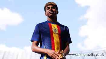 Spanish wonderkid Lamine Yamal becomes the YOUNGEST player in history to feature at the European Championships.... as he's picked to start against Croatia in Germany