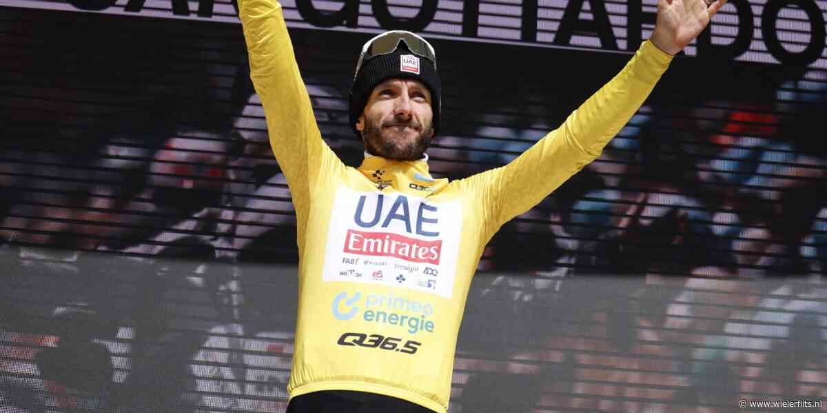 UAE Emirates domineert weer in bergrit met een-tweetje in Zwitserland, Adam Yates wint de rit