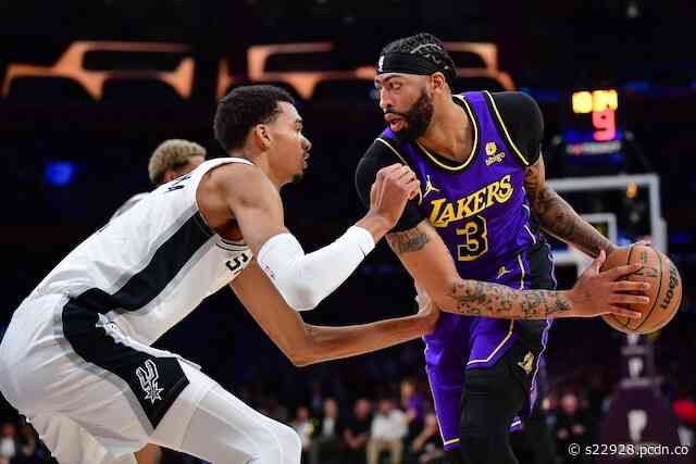 Lakers News: Anthony Davis Impressed With Spurs’ Victor Wembanyama’s Rookie Season
