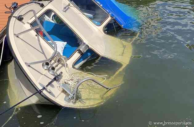 POL-HPE: Sportboot an Steganlage im Schiersteiner Hafen gesunken