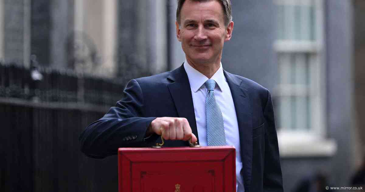 Penny-pinching Chancellor Jeremy Hunt spent £2,700 on new red box for Budget