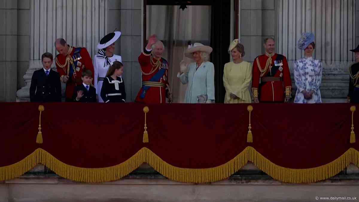 All the best videos from Trooping the Colour: Kate's great comeback, glimpses behind the scenes and Charlotte and Louis acting up